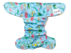 Diaper cover, one-row snaps Mini OS 4-11kg SEAHORSE