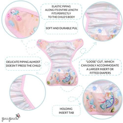 Diaper Cover with elastic piping - BOATS newborn 3-8kg