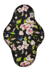 LARGE L Cloth Menstrual Pad - HUMMINGBIRDS