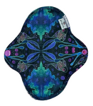 SMALL S Cloth Menstrual Pad - NEON SPLASH