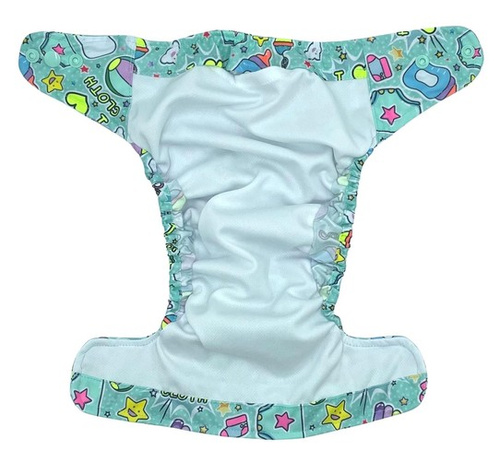 Pocket diaper, one-row snaps DJ Bobo