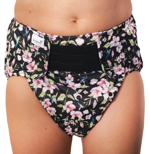 Reusable diaper for adults with insert - Hummingbird