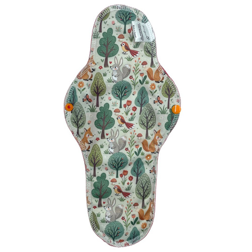 Absorbant menstrual din material textil pentru noapte - Poienița pădurii