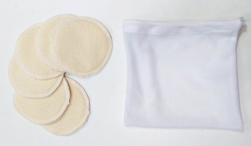 Wiederverwendbares Bambus-Make-up-Pad, 1 Stück