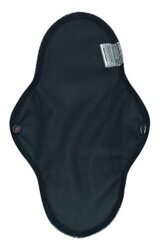 Absorbant menstrual din pânză, mărime MARE L - NEGRU