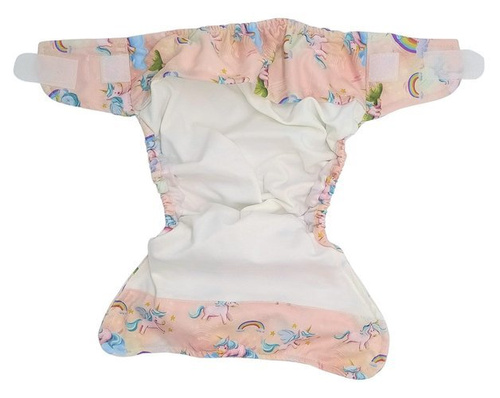 Pocket diaper UNICORNS 5-15kg - velcro