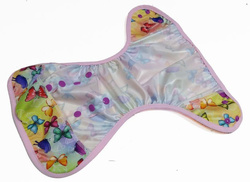 Diaper Cover with elastic piping - Butterflies XL 10-20kg