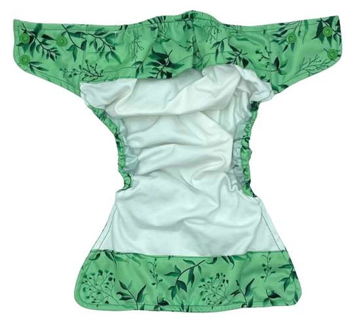 Taschenwindeln, Doppelreihe Druckknöpfe, Einheitsgröße, I FEEL GREEN