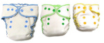 Bamboo Fitted Diaper, 8-14kg