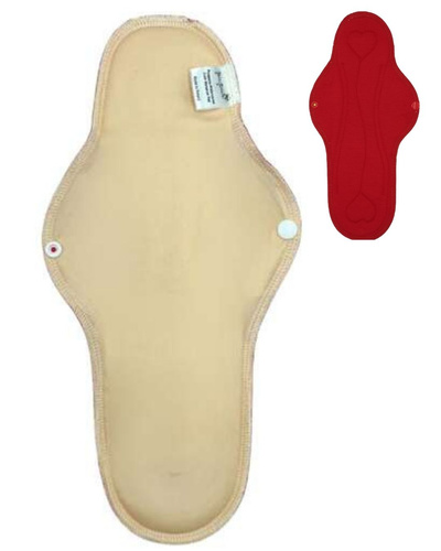 Absorbant menstrual pentru noapte din material textil - CULOAREA PIELII