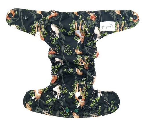 Überhose, einreihige Druckknöpfe Mini OS 4-11kg NACHT IM WALD