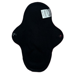 MEDIUM M Cloth Menstrual Pad - BLACK