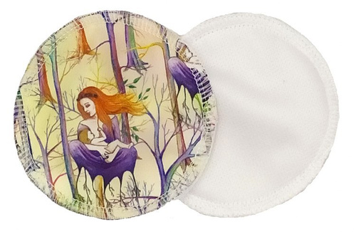 Pernițe de sân reutilizabile, bambus + coolmax, 2pcs, Alăptare