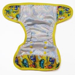 Diaper Cover with elastic piping - Dragons XL 10-20kg