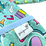 Long sleeved bib, waterproof, with built-in pocket bag DJ BOBO