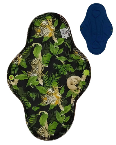 LARGE L Cloth Menstrual Pad - WILD CATS