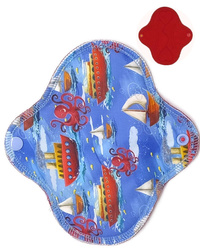 SMALL S Cloth Menstrual Pad - BOATS