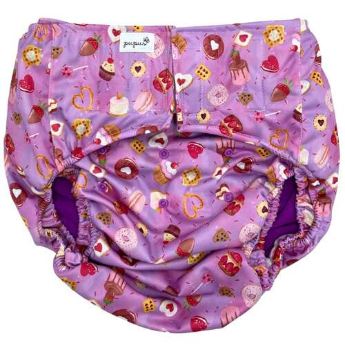Reusable diaper for adults with insert - SWEETS