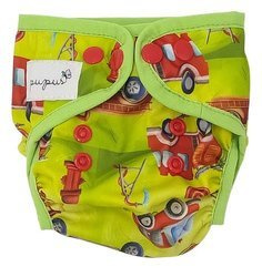 Diaper Cover with elastic piping - Fireman  newborn 3-8kg