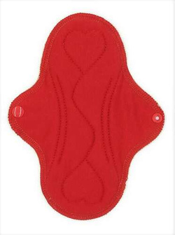 MEDIUM M Cloth Menstrual Pad - BLACK