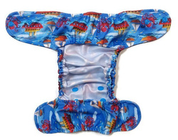 Diaper cover, one-row snaps Mini OS 4-11kg BOATS