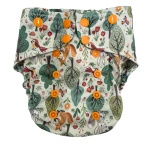 Pocket diaper, double-row snaps, OS, FOREST GLADE