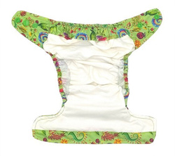 Pocket diaper, one-row snaps, MINI OS 4-11kg FLOWERS