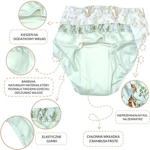 Washable Training Pants "Seahorse"