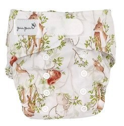 Husă pentru scutece DAY IN THE FOREST 5-15 kg cu VELCRO