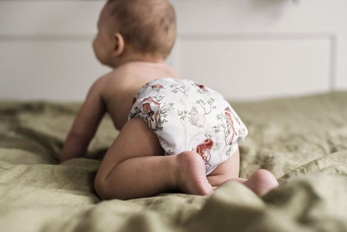 Scutece de buzunar, un rând de fermoare, MINI OS 4-11kg ZIUA ÎN Pădure