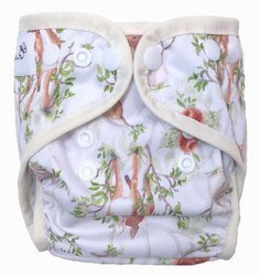 Diaper Cover with elastic piping DAY IN THE FOREST