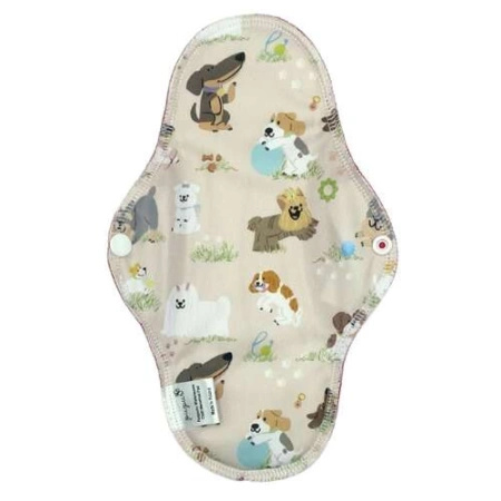 LARGE L Cloth Menstrual Pad - PUPPIES