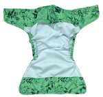 Pocket diaper, double-row snaps, OS coolmax, I FEEL GREEN
