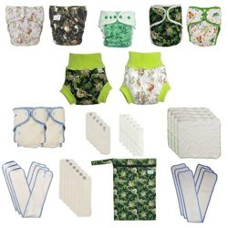 LARGE Cloth Diapers Starter Set (-7%) 15-22kg