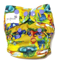 Newborn Diaper Cover 3-7kg - DRAGONS