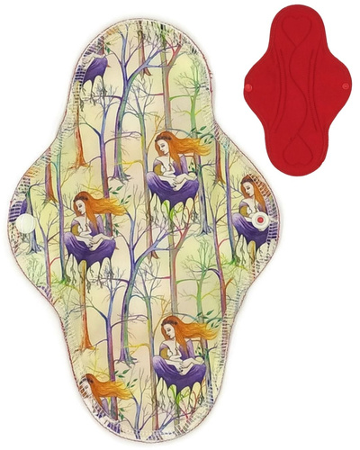 Absorbant menstrual din material textil, mărimea MARE, pentru alăptare