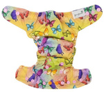 Pocket diaper, one-row snaps, MINI OS 4-11kg BUTTERFLIES