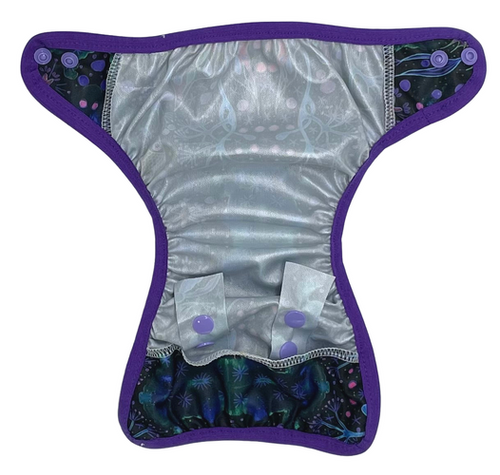 Capac de scutec cu bordură elastică - NEON SPLASH nou-născut 3-8kg