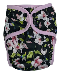 Diaper Cover with elastic piping - HUMMINGBIRDS XL 10-20kg