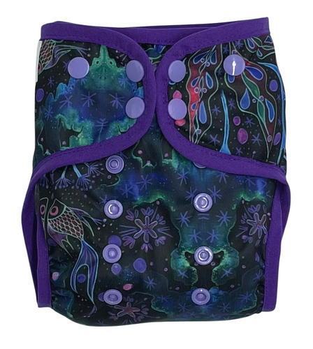 Capac de scutec cu bordură elastică NEON SPLASH OS 7-16kg