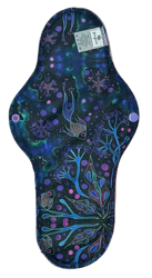 Absorbant menstrual de noapte din material textil - NEON SPLASH