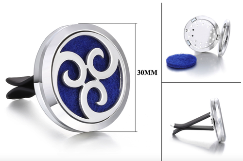 Car Air Diffuser, Freshener - Essential Oil Diffuser - Rosette