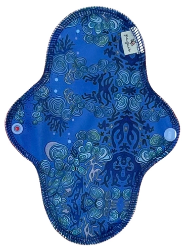 MEDIUM M Cloth Menstrual Pad - REEF