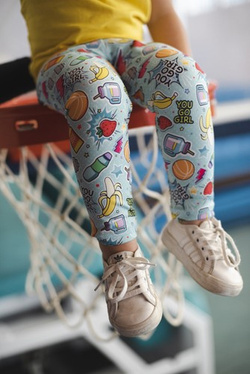 Long Leggings for Kids - You Go Girl