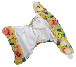 Pocket diaper BUTTERFLIES 5-15kg + velcro