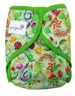 Diaper Cover with elastic piping - FLOWERS OS 7-16kg