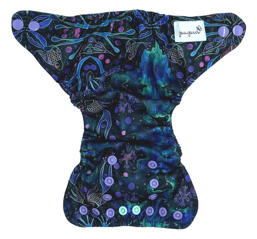 Neugeborenen Taschenwindeln 3-7kg - NEON SPLASH