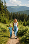 Long Leggings for Kids - Sky Blue
