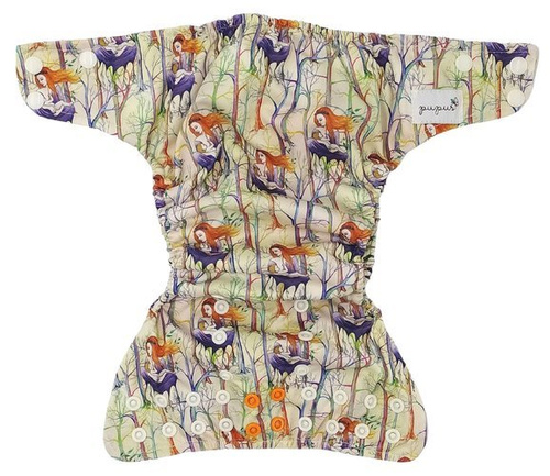 Pocket diaper, double-row snaps, OS, Breastfeeding