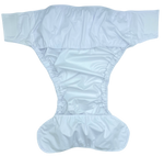 Wiederverwendbare Stoffwindel für Erwachsene mit Saugeinlage – WEISS